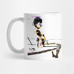 Tatoo babe sunbath Mug